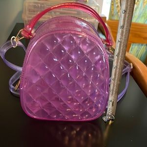 Y2K Deluxity Jelly mini backpack purse